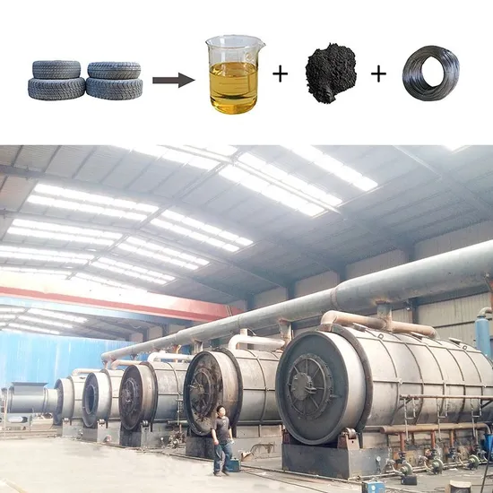Small Scale Waste Tire Pyrolysis to Carbon Black and Oil Recycling Machine